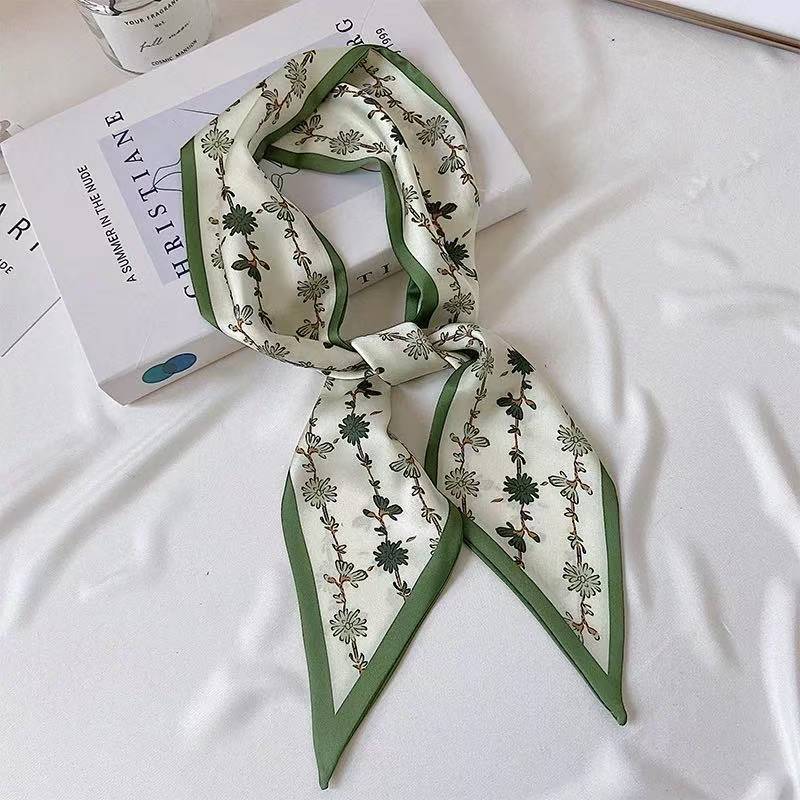 Vintage Floral Silk Silk Scarf - Ethnic Fashion Design review and price