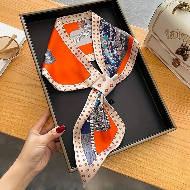 Boho Chic Orange Floral Print  - Ethnic Fashion Design review and price