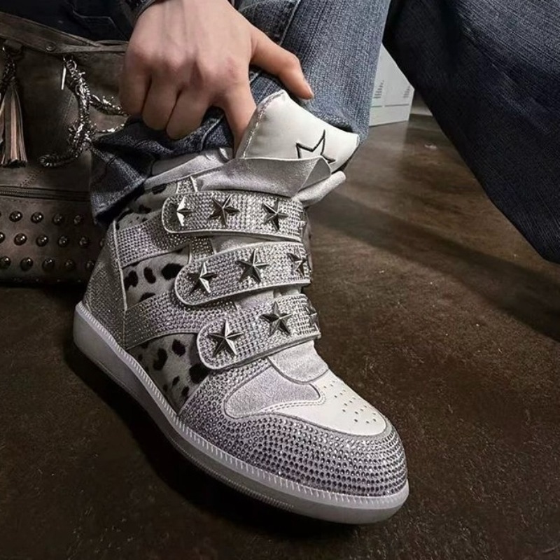 High‑Top Hidden Wedges Sneaker - Ethnic Modern Fashion review and price