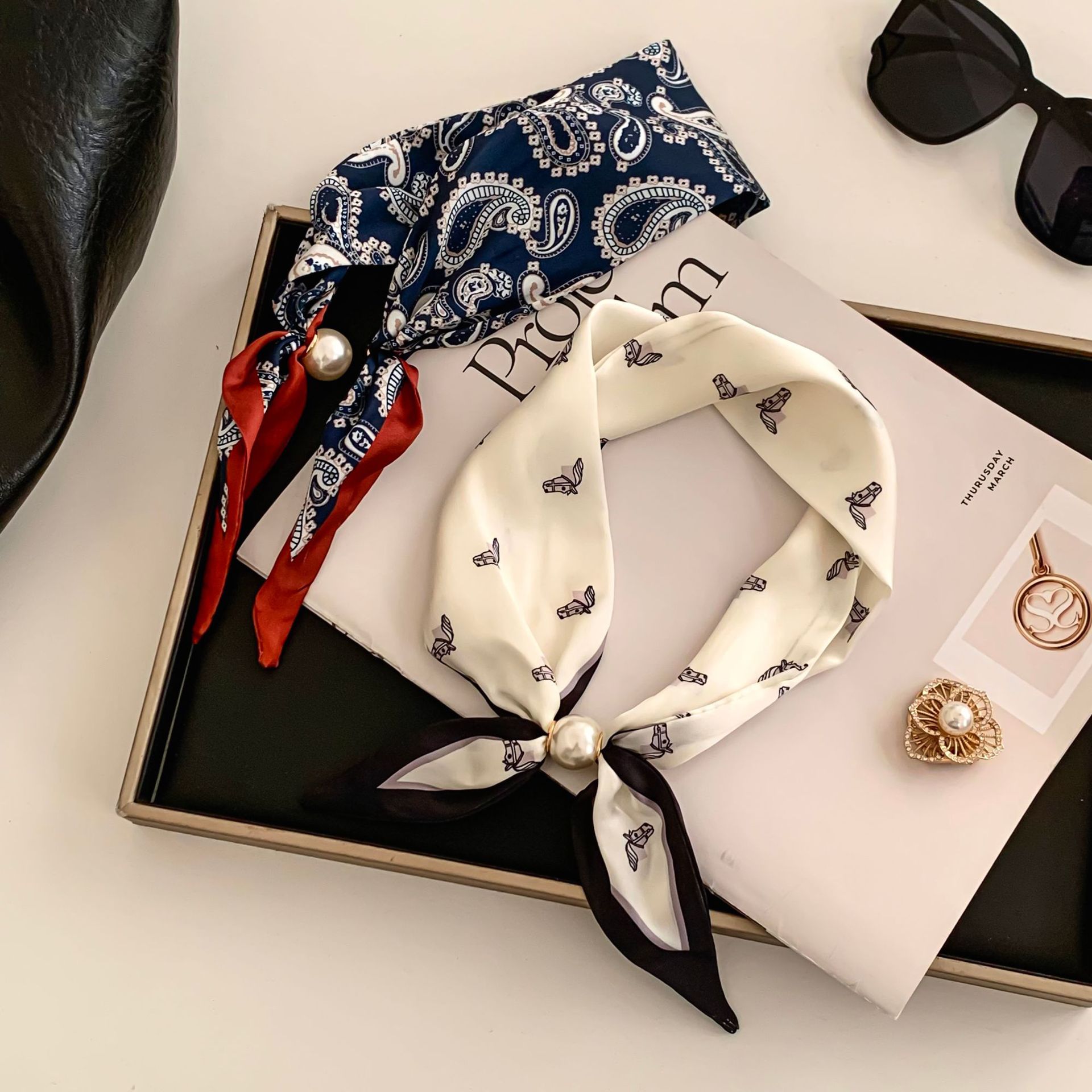 Cashew Flower Silk Scarf Effor - Ethnic Fashion Design review and price