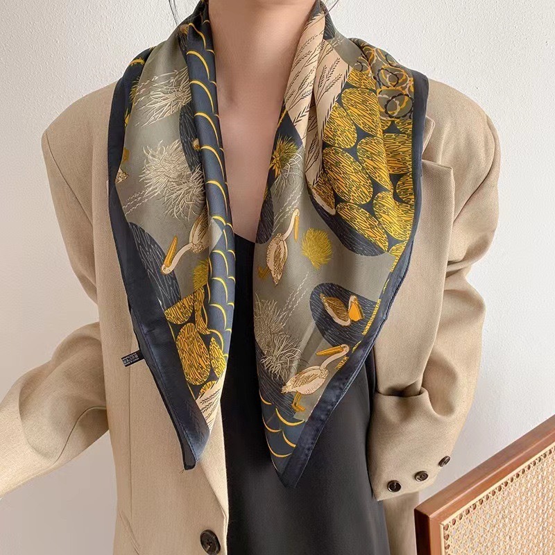 Luxury Vintage Silk Scarf Wome - Ethnic Fashion Design review and price