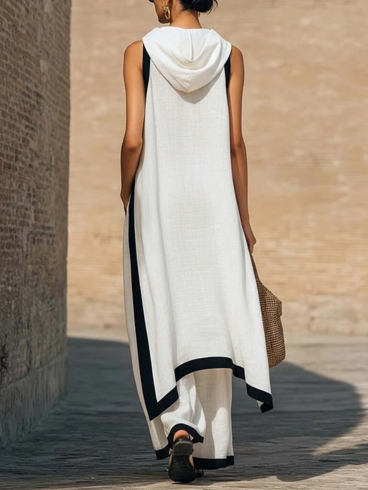 Women's linen Contrast Color S - Ethnic Fashion Design review and price